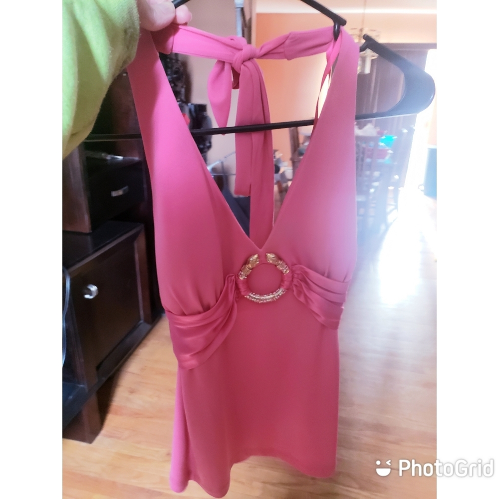 Hot pink Cache halter/ XS-S 🔥🔥🔥